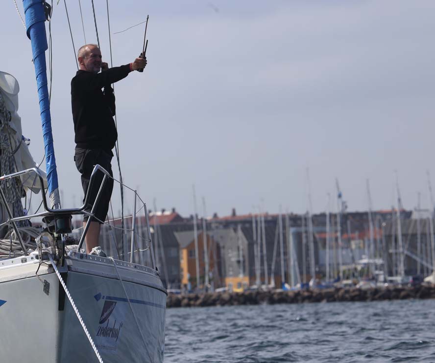 - At være baneleder er min hobby og det ændres ikke ved dette jobskifte, fortæller Christian Lerche, der nu bliver direktør i KDY. Foto: Troels Lykke