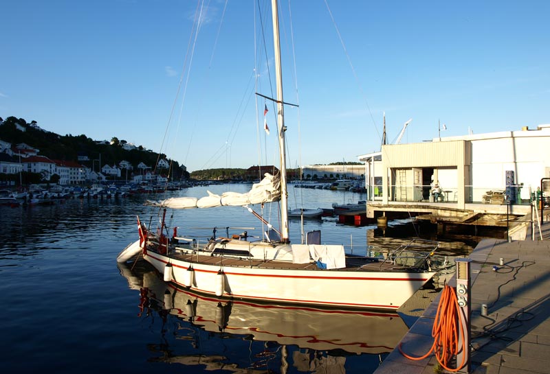 Efter en overhaling, ovenpå en hård tur i Skagerak, er Lipstick klar til en tur mere. Foto: Erik Venøbo