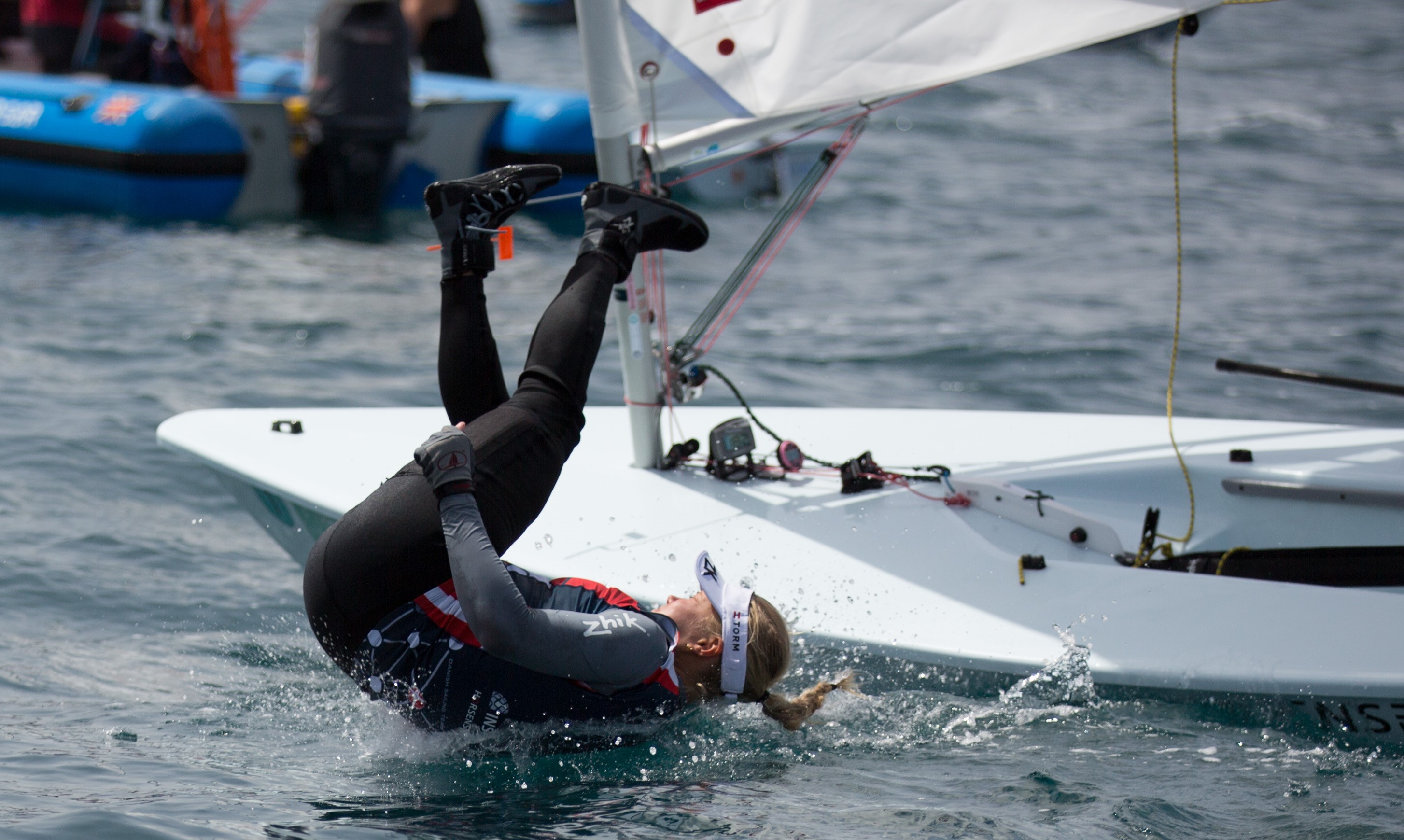 En af de aktive sejlere er Anne-Marie Rindom i Laser Radial. Foto: Peter Brøgger