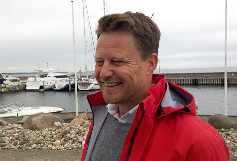 Dansk Sejlunions generalsekretær Mads Kolte-Olsen, her på Rungsted havn. Foto: Troels Lykke