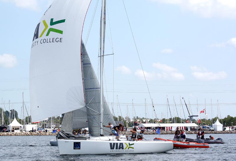 Match race på herlige Gamborg Fjord ved Middelfart. Foto: m-r-d.dk