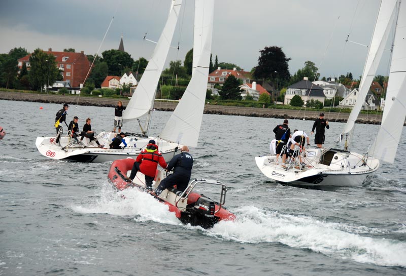 Drama på vandet til Danish Open i 2012. Foto: Keld Stentoft