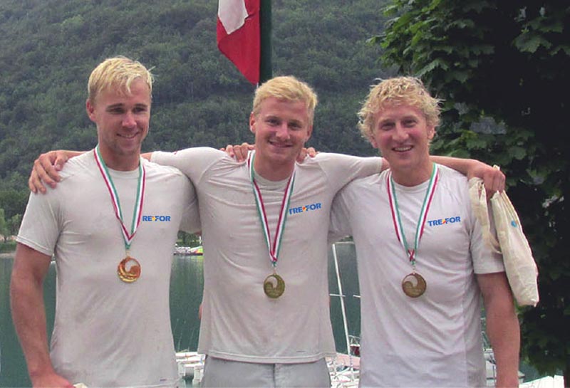 TREFOR Match Racing. Nicolai Sehested i midten, Peter Wibroe (th), og Brad Farrand.