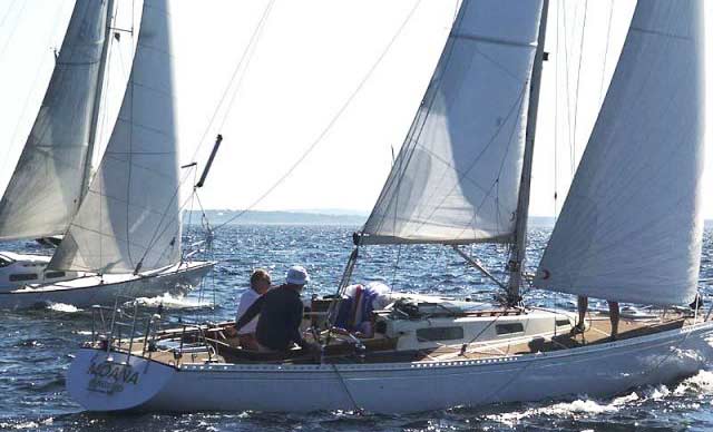 Molich-bådene fra det berømte værft i Hundested har  valgt at lægge deres årlige træf i Svendborg. Foto: molich-x-meter.dk