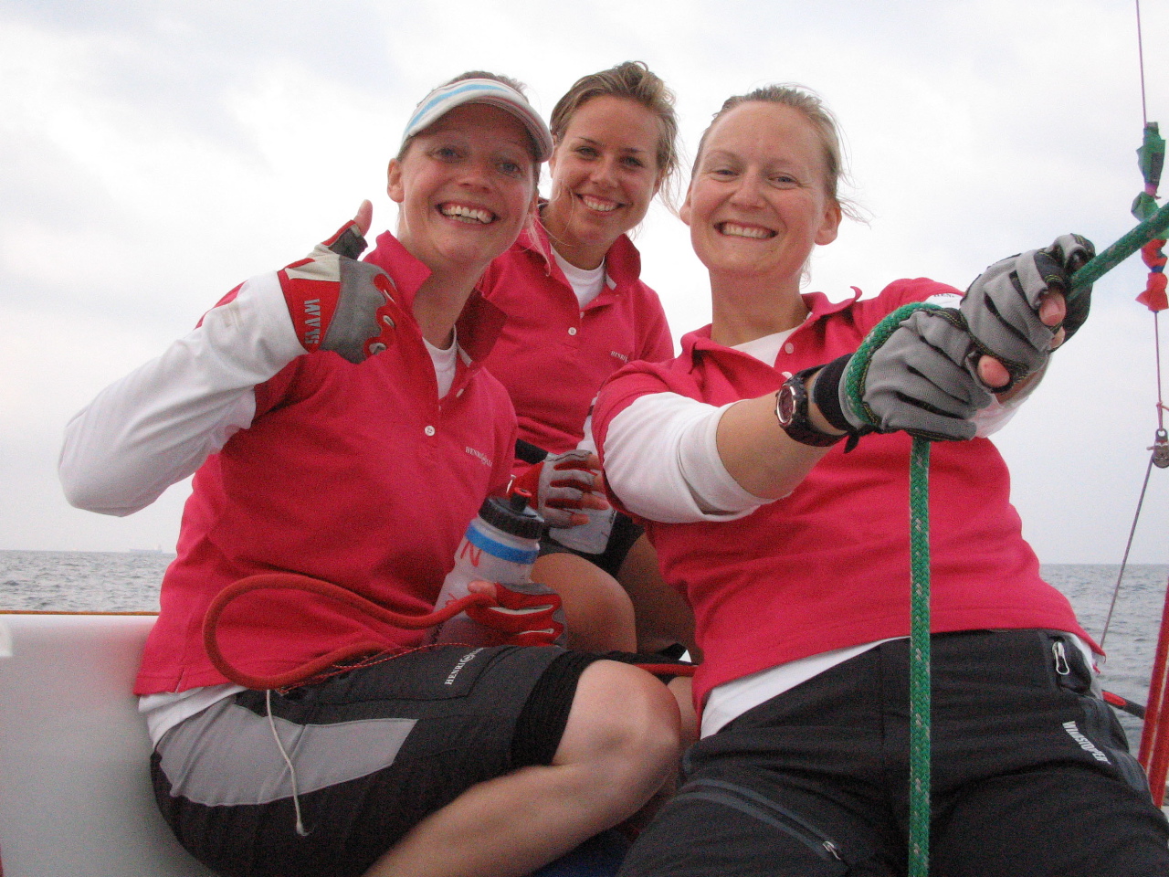 Team Ulrikkeholm efter tre gode sejre i træk. Fotograf: Fordækker, Sara Keir.