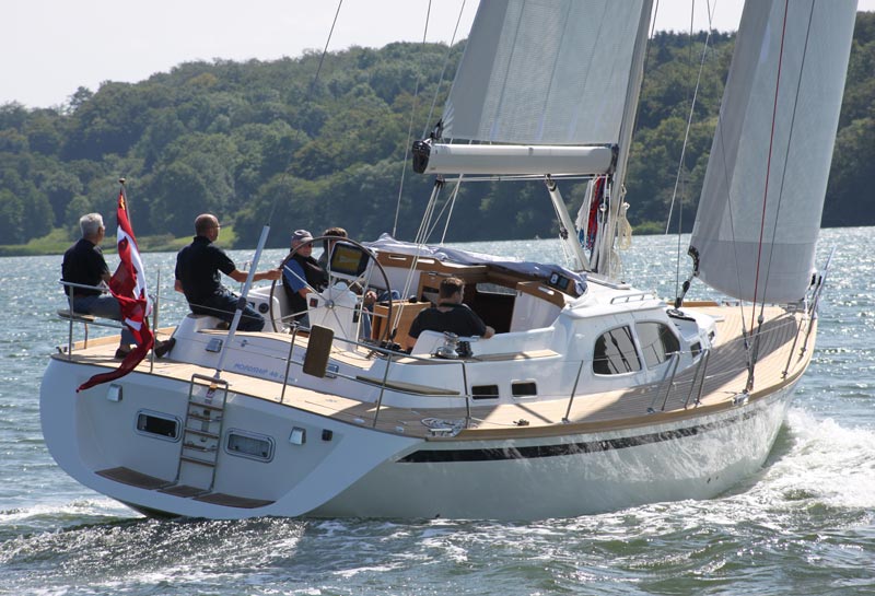 På udstillingen vises den seneste båd bygget efter det nye koncept, en Nordship 46 Custom. Foto: Nordship Yachts