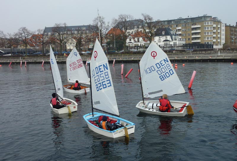 Optimist træning i Hellerup: Arkivfoto: Katrine Bertelsen