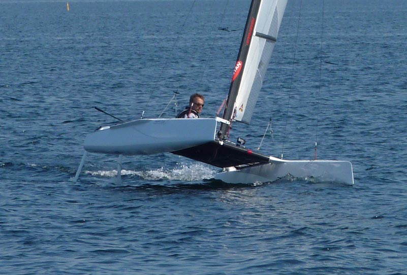 Thomas Paasch i fin stil. Her på Øresund tidligere på sæsonen. Foto: Katrine Bertelsen