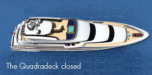 QuadraDeck 46 er fra Skagen. Den vises nu frem i Monaco Boat Show.