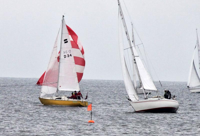 Kapsejlads i Sallingsund til Sail2SallingDoublerace i 2013. Foto: John Laugesen