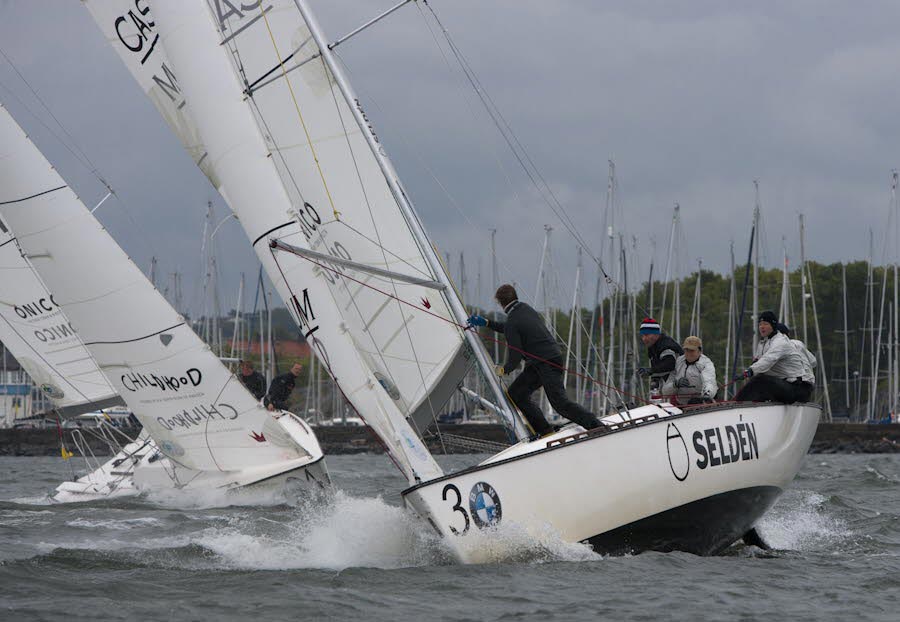 Vejret var hårdt til Spring Cup i Göteborg. Foto:Dan Ljungsvik