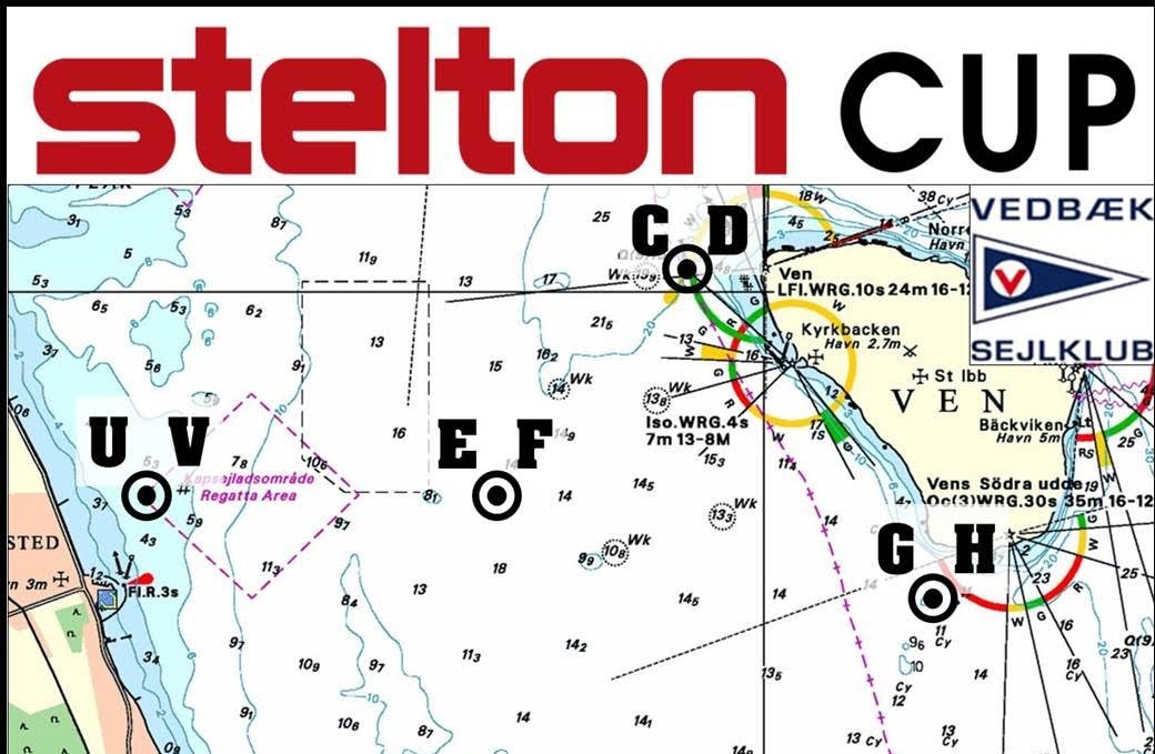 Quantum Sails og X²box udfærdiget et taktisk oversigtskort, som bliver udleveret til alle sejlerne som klistermærke der kan opsættes i cockpittet