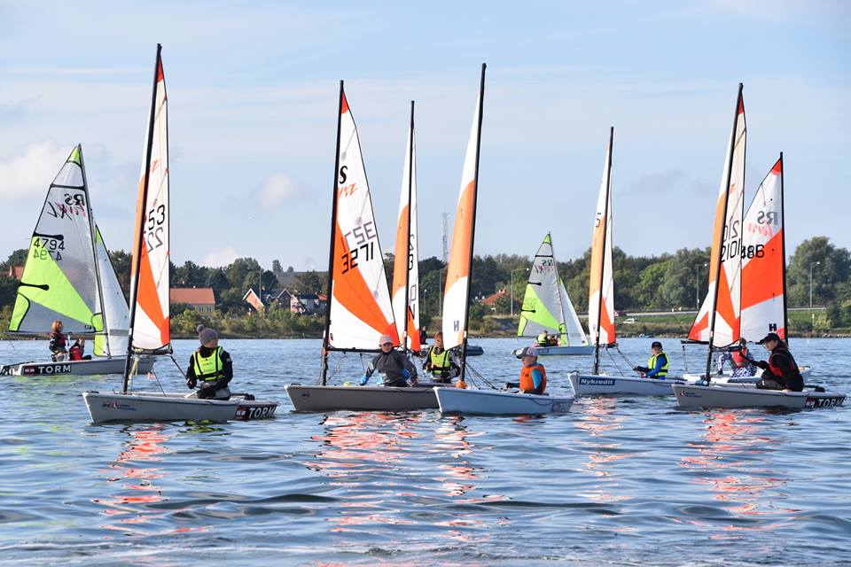 Terajoller var der også i Harboe Cup. Foto: Skælskør Amatør Sejlklub