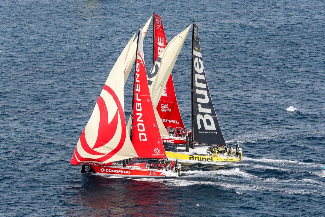 VO65'erne bød på yderst tæt sejlads i årets Volvo Ocean Race. Foto: Ainhoa Sanchez / Volvo Ocean Race