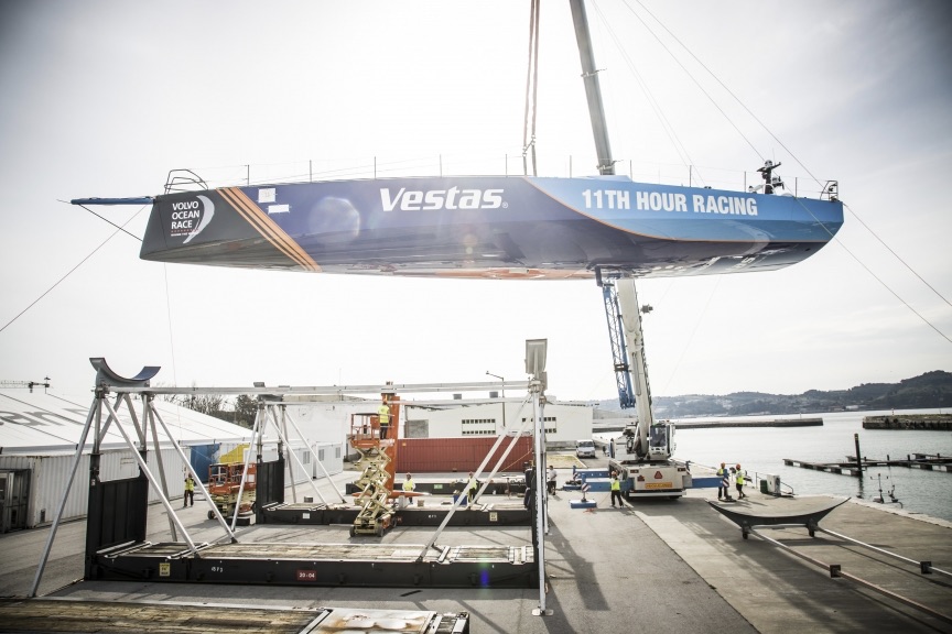 Danske Jena Mai Hansen, der netop har vundet VM-guld i 49erFX, vil være ombord på den dansk-amerikanske Vestas-båd. Foto: Amalia Infante / Volvo Ocean Race