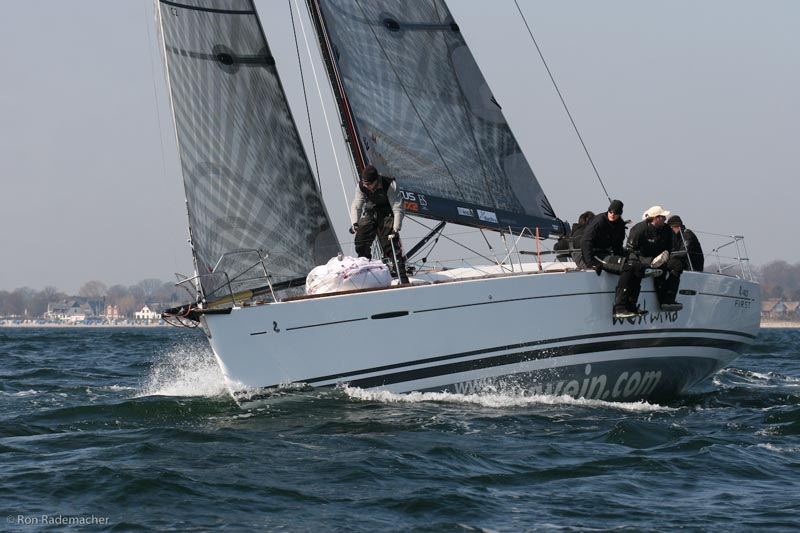 Westwind med Jesper Bank måtte også nøjes med en andenplads. Arkivfoto: Ron Rademacher/ Elvstrøm Sails A/S