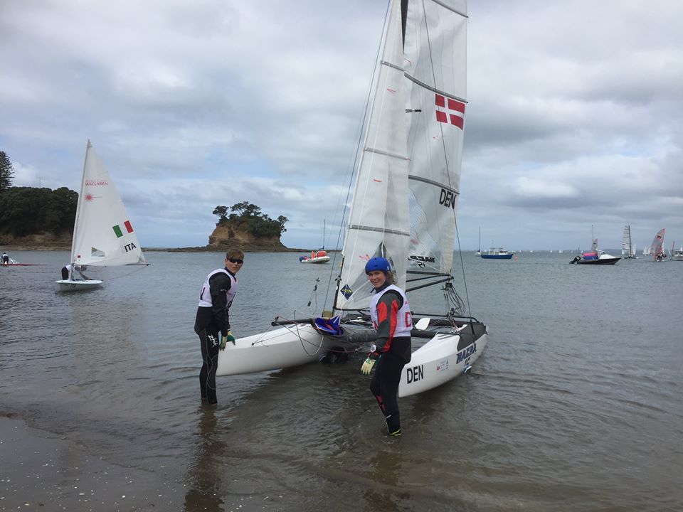 Ny Nacra 15 skal i gang for første gang i et stort stævne. Aarhus-sejlerne Anna Munch fra Europajollen og Jakob Precht fra 29eren stiller i flerskrogsbåden