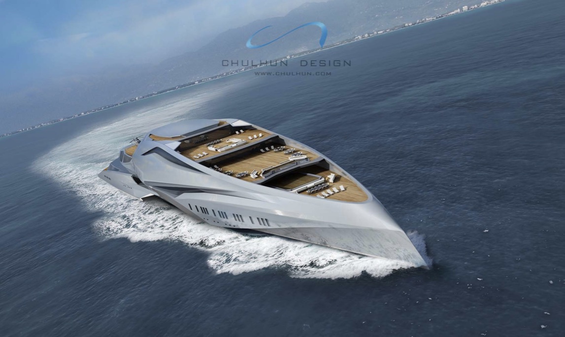 Sydkoreanere vil bygge verdens største yacht på 750 - Motorbaadsnyt.dk
